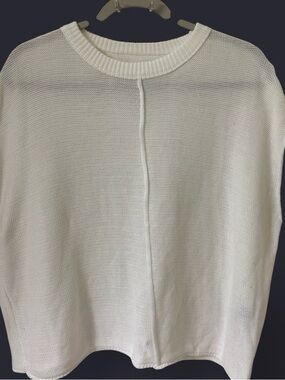 SHEIN Off-White Knit Pullover